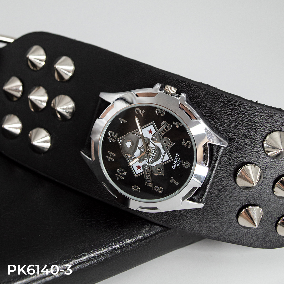 Miniatura 2 de PK6140-3 RELOJ TACHES CUERO UNISEX